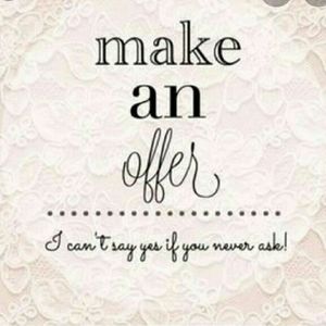 Reasonable offers accepted!